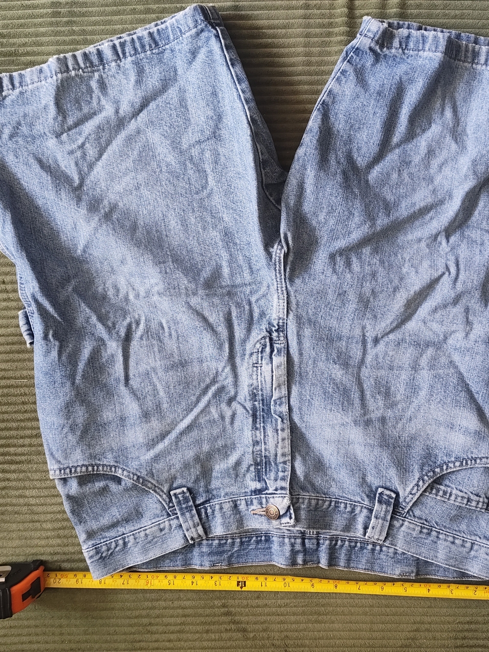 Wrangler Light Blue Denim Carpenter Shorts